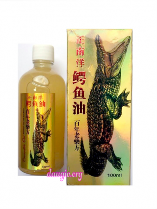 DẦU CÁ SẤU SƯ TỬ ĐỎ 100ML SINGPORE - Crocodile Oil