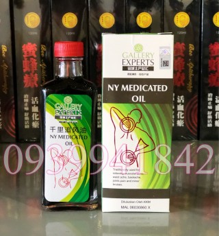 Dầu xoa bóp NY Medicated Oil 60ml hãng Gallery Experts Malaysia